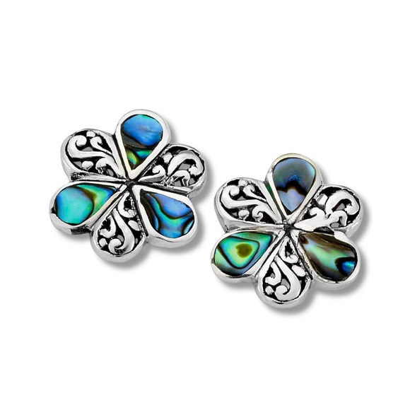 Samuel B. Jewelry Sterling Silver Abalone Stud Earrings Poshmark